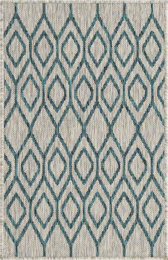 2' x 3' Easy-Clean Jill Zarin Turks and Caicos Indoor / Outdoor Rug