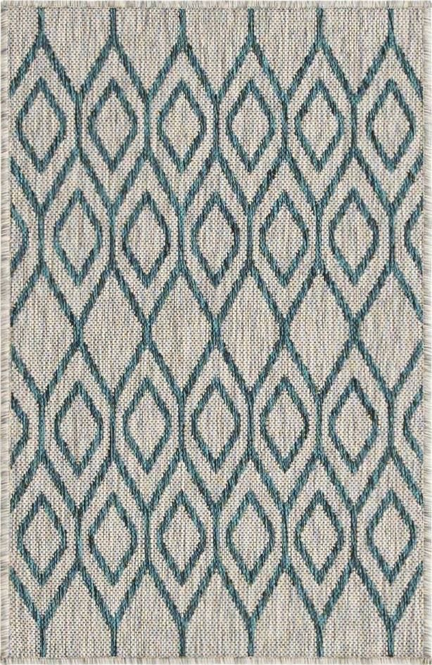 Detail image of 2' x 3' Easy-Clean Jill Zarin Turks and Caicos Indoor / Outdoor Rug