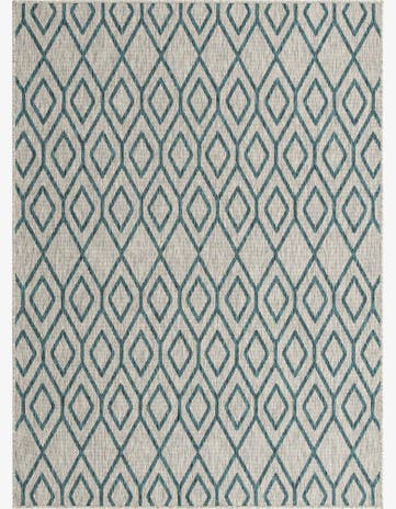 5' 3 x 8' Easy-Clean Jill Zarin Turks and Caicos Indoor / Outdoor Rug