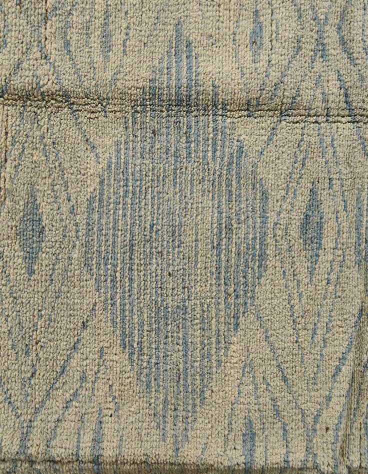 Detail image of 9' 1 x 12'  Hand Knotted Moroccan Wool Rug