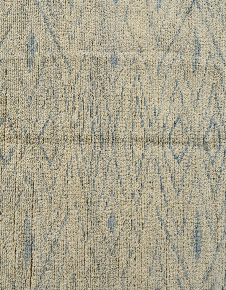 Detail image of 9' 1 x 12'  Hand Knotted Moroccan Wool Rug
