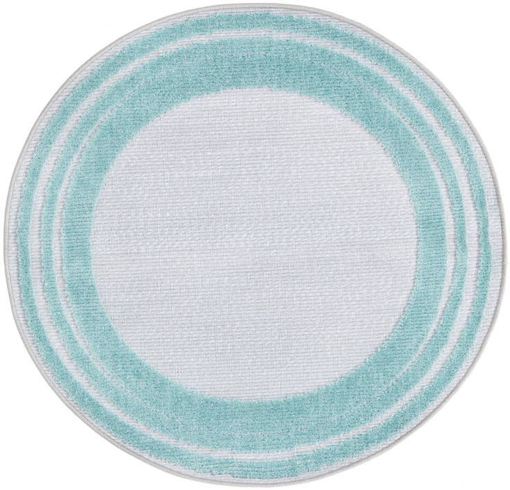 Detail image of 3' 3 x 3' 3 Easy-Clean Aruba Indoor / Outdoor Round Rug
