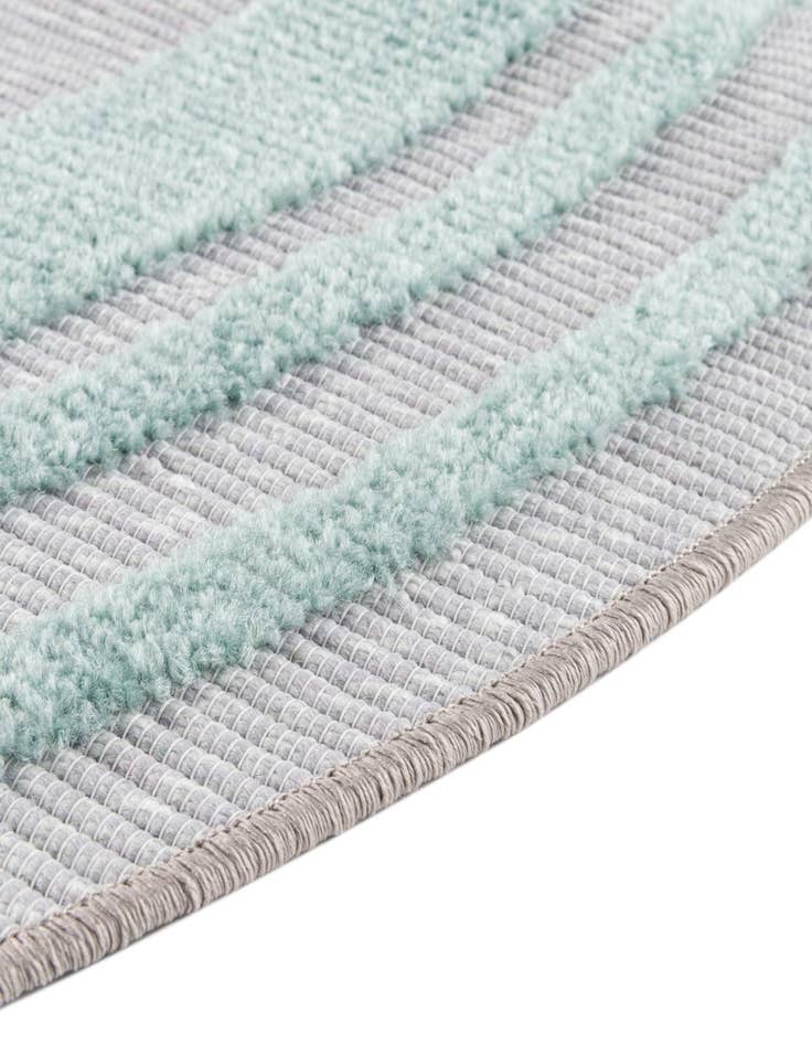 Detail image of 5' 3 x 5' 3 Easy-Clean Aruba Indoor / Outdoor Round Rug