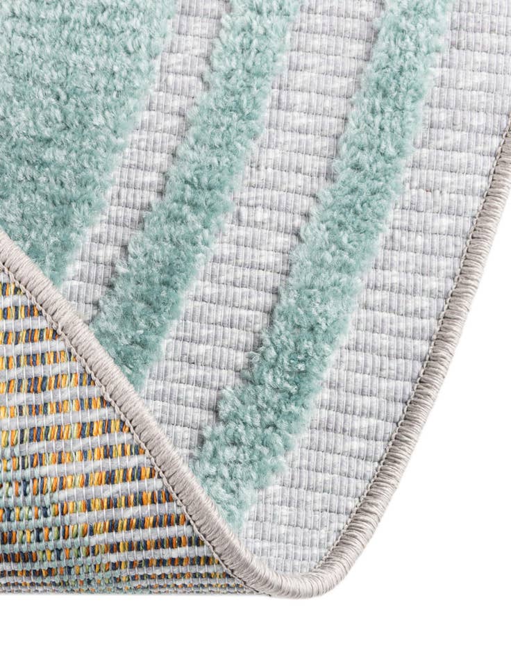 Detail image of 5' 3 x 5' 3 Easy-Clean Aruba Indoor / Outdoor Round Rug