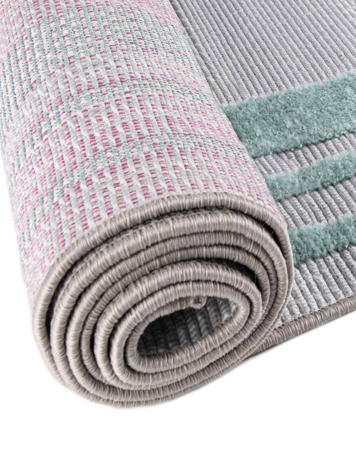 Detail image of 5' 3 x 5' 3 Easy-Clean Aruba Indoor / Outdoor Round Rug