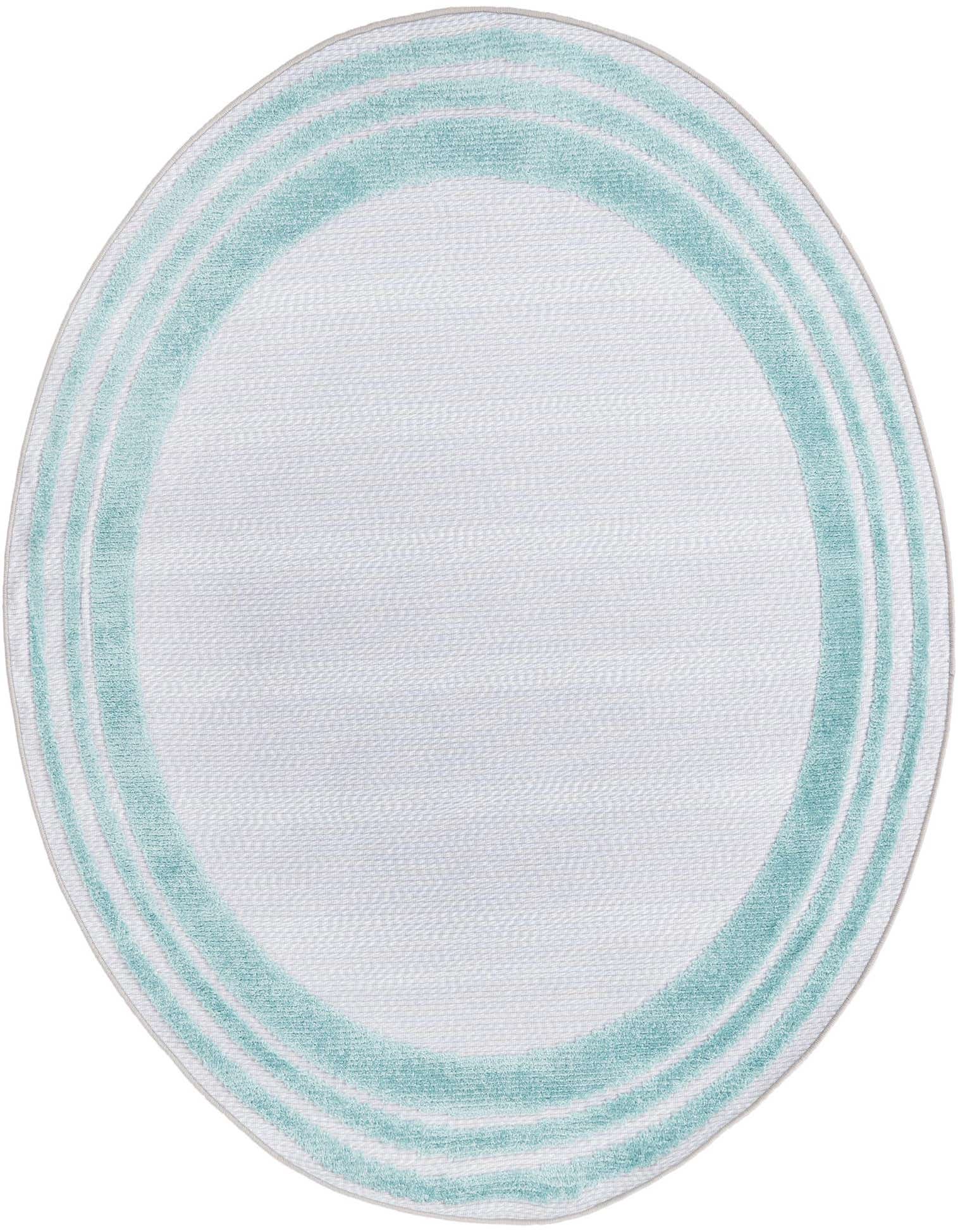 5' 3 x 5' 3 Easy-Clean Aruba Indoor / Outdoor Round Rug