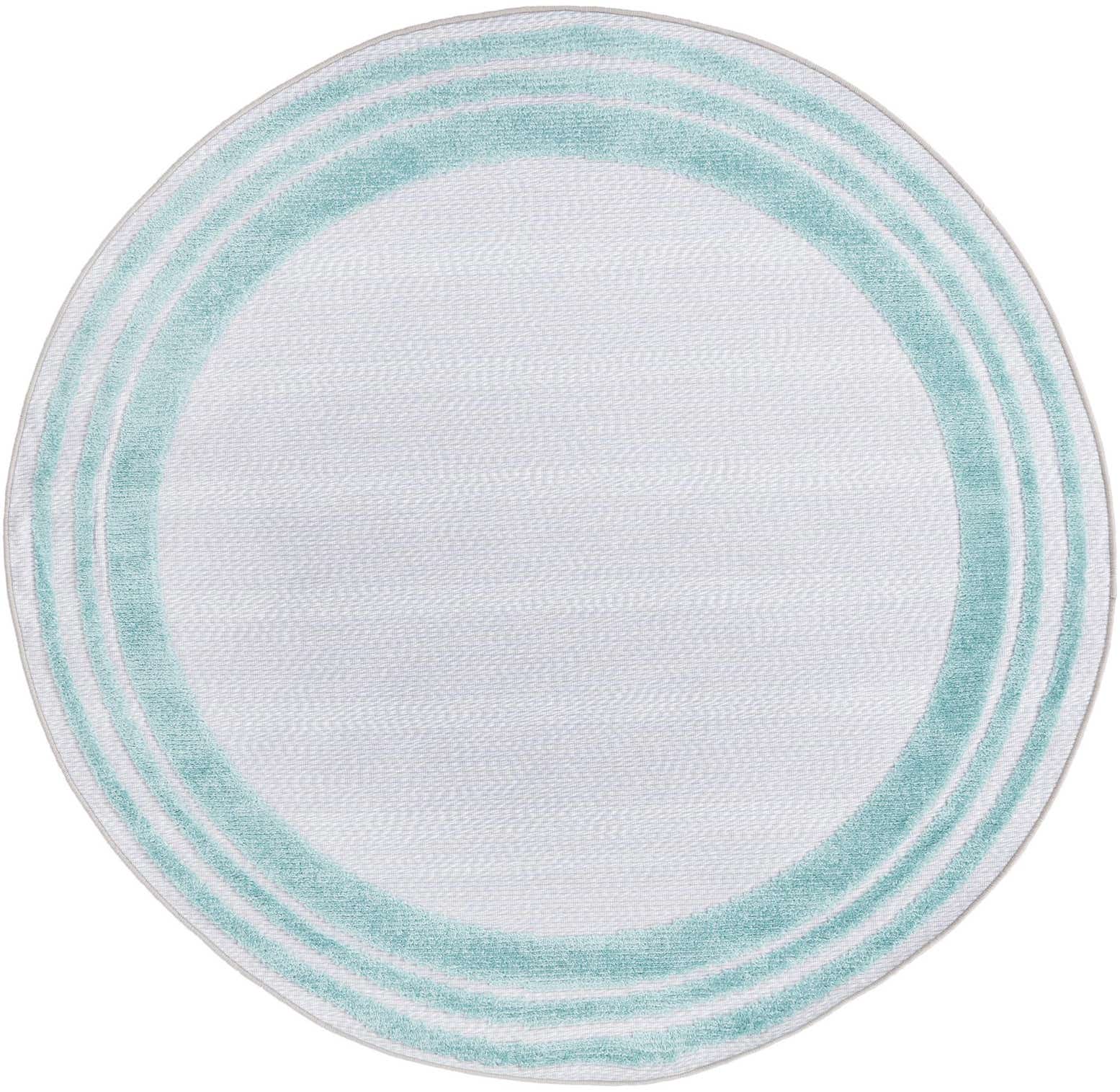 5' 3 x 5' 3 Easy-Clean Aruba Indoor / Outdoor Round Rug