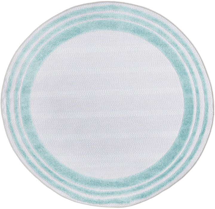 5' 3 x 5' 3 Easy-Clean Aruba Indoor / Outdoor Round Rug