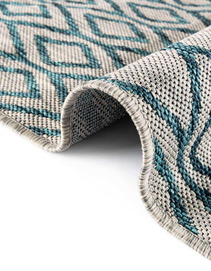 4' x 4' Easy-Clean Jill Zarin Turks and Caicos Indoor / Outdoor Round Rug