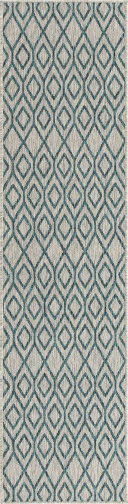 2' x 8' Easy-Clean Jill Zarin Turks and Caicos Indoor / Outdoor Runner Rug