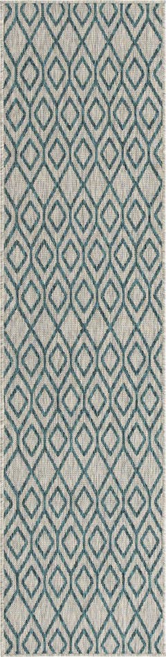 Detail image of 2' x 8' Easy-Clean Jill Zarin Turks and Caicos Indoor / Outdoor Runner Rug