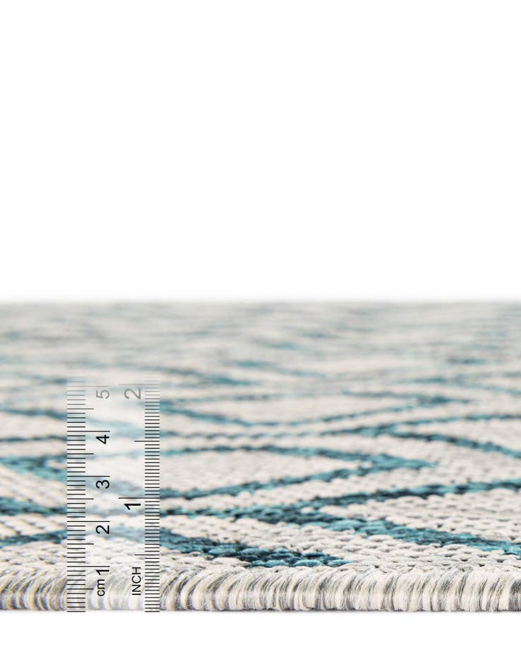 Detail image of 2' x 6' Easy-Clean Jill Zarin Turks and Caicos Indoor / Outdoor Runner Rug