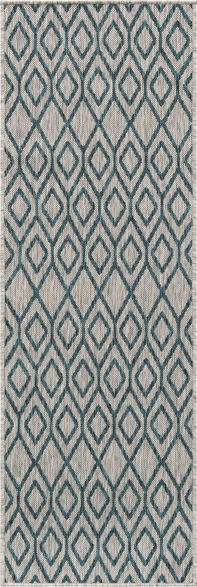 2' x 6' Easy-Clean Jill Zarin Turks and Caicos Indoor / Outdoor Runner Rug