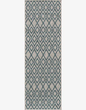 2' x 6' Easy-Clean Jill Zarin Turks and Caicos Indoor / Outdoor Runner Rug