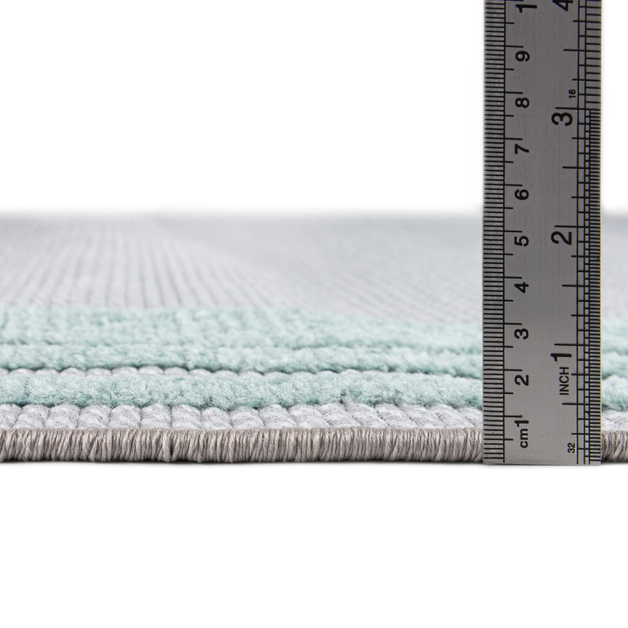 5' 3 x 5' 3 Easy-Clean Aruba Indoor / Outdoor Square Rug