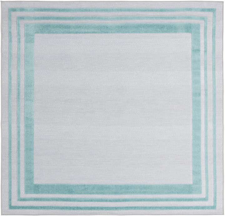 7' 10 x 7' 10 Easy-Clean Aruba Indoor / Outdoor Square Rug