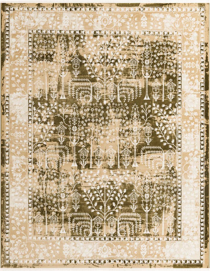 Detail image of 7' 10 x 10' Nain Design Rug
