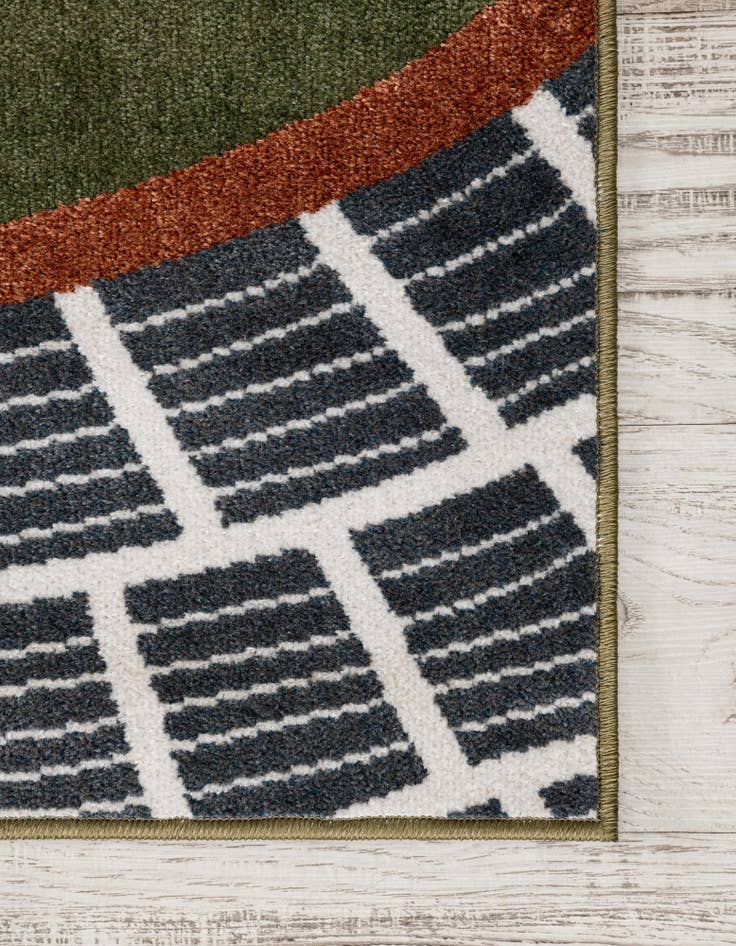 Detail image of 5' 3 x 8' Sports Washable Rug