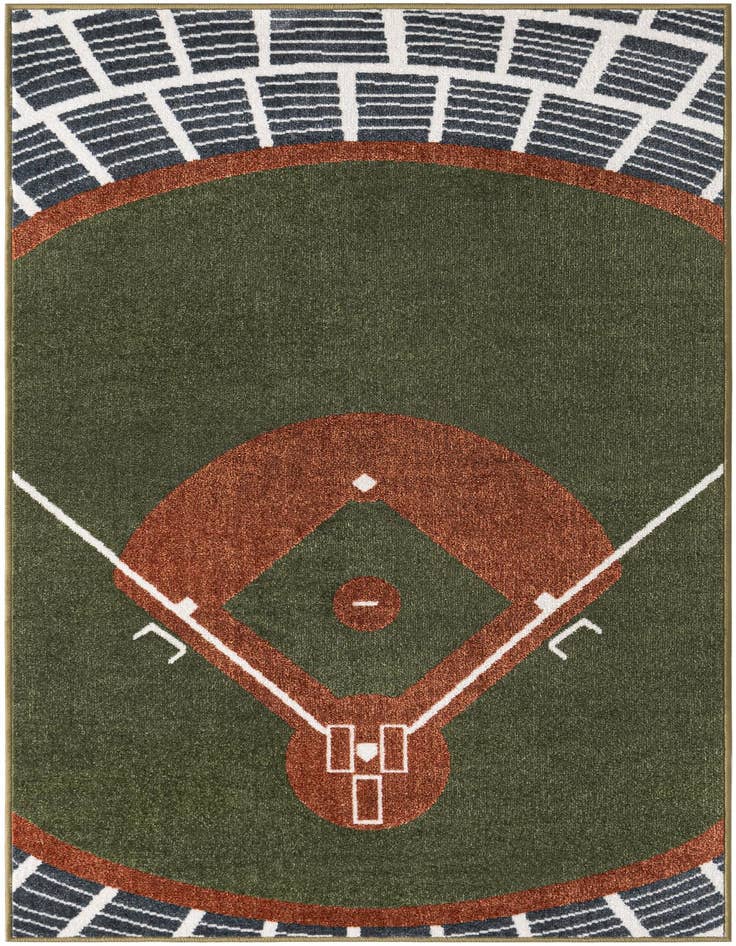 Detail image of 3' 3 x 5' 3 Sports Washable Rug