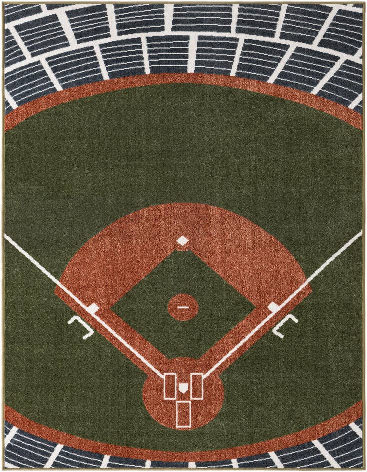 Detail image of 4' x 6' Sports Washable Rug