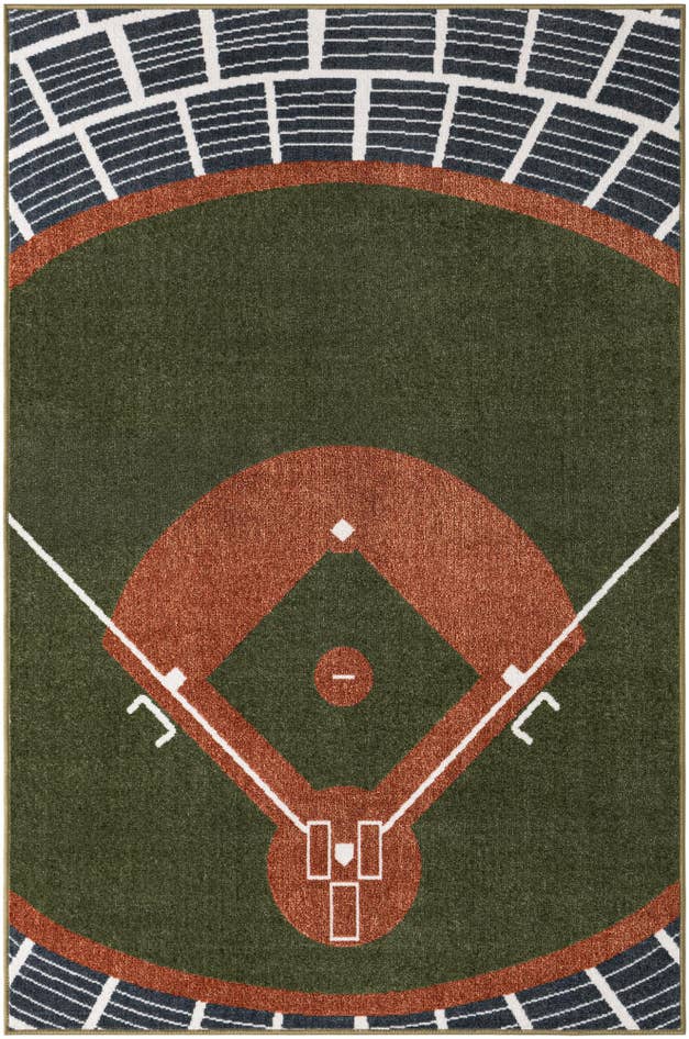 Detail image of 4' x 6' Sports Washable Rug