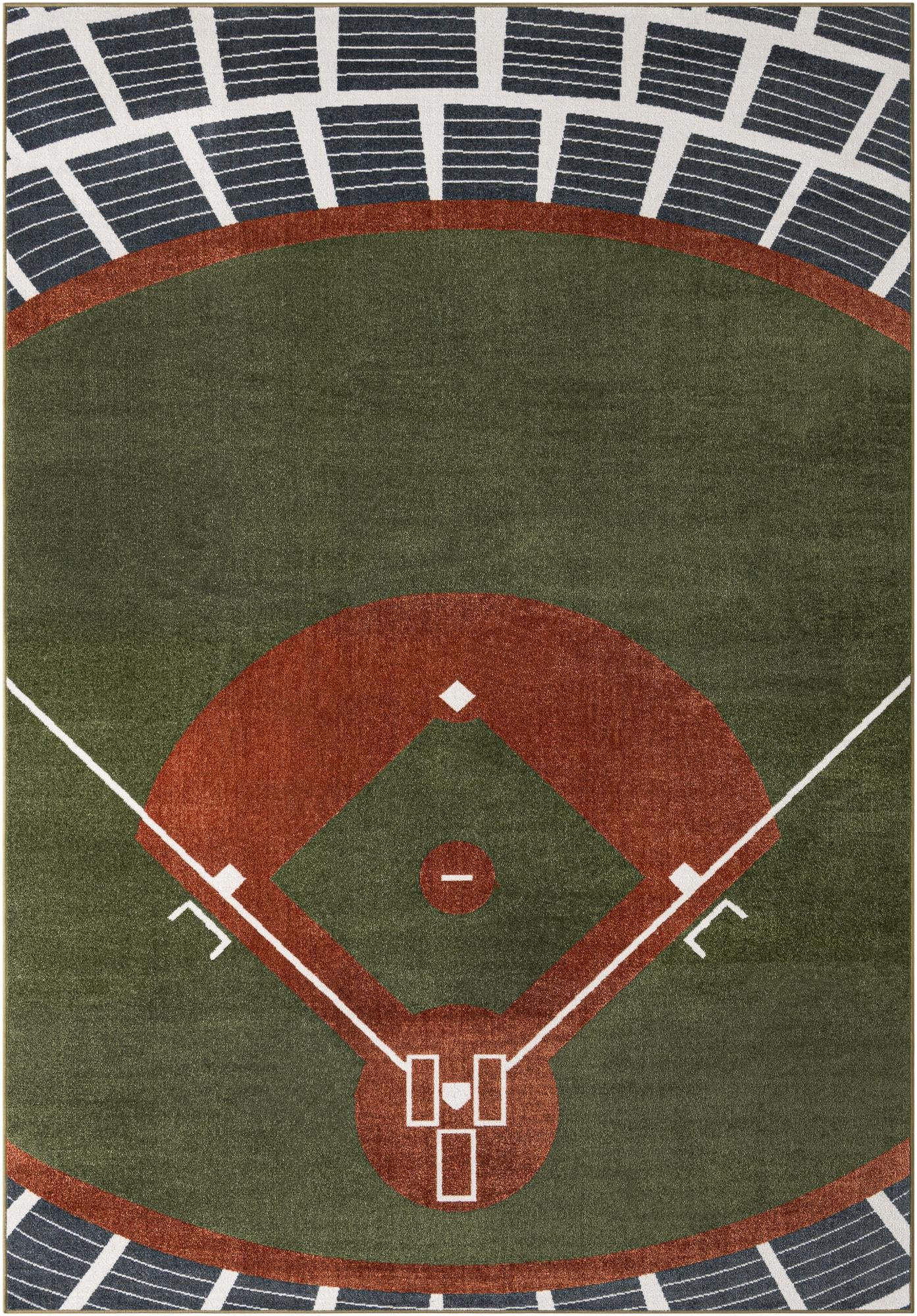 7' x 10' Sports Washable Rug