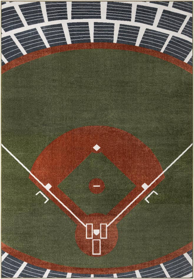 Detail image of 7' x 10' Sports Washable Rug