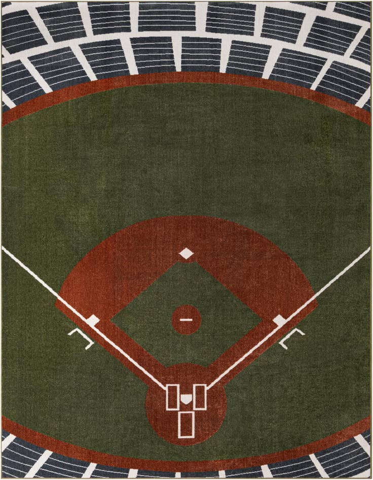 Detail image of 7' 10 x 10' Sports Washable Rug
