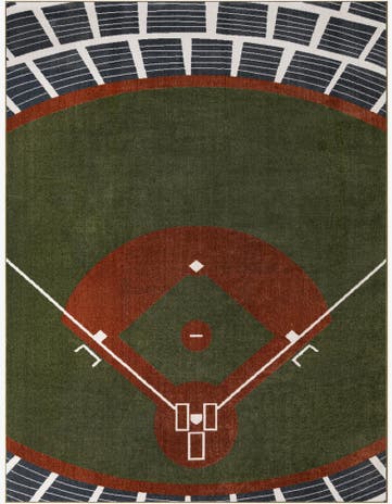 7' 10 x 10' Sports Washable Rug