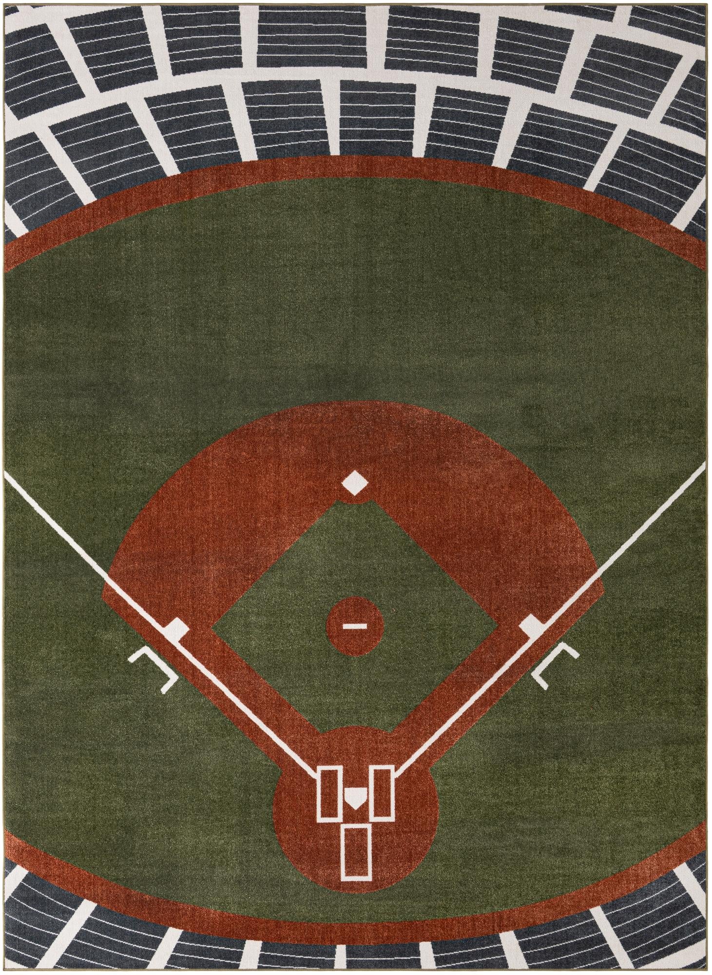 9' x 12' Sports Washable Rug