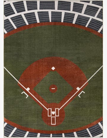 9' x 12' Sports Washable Rug