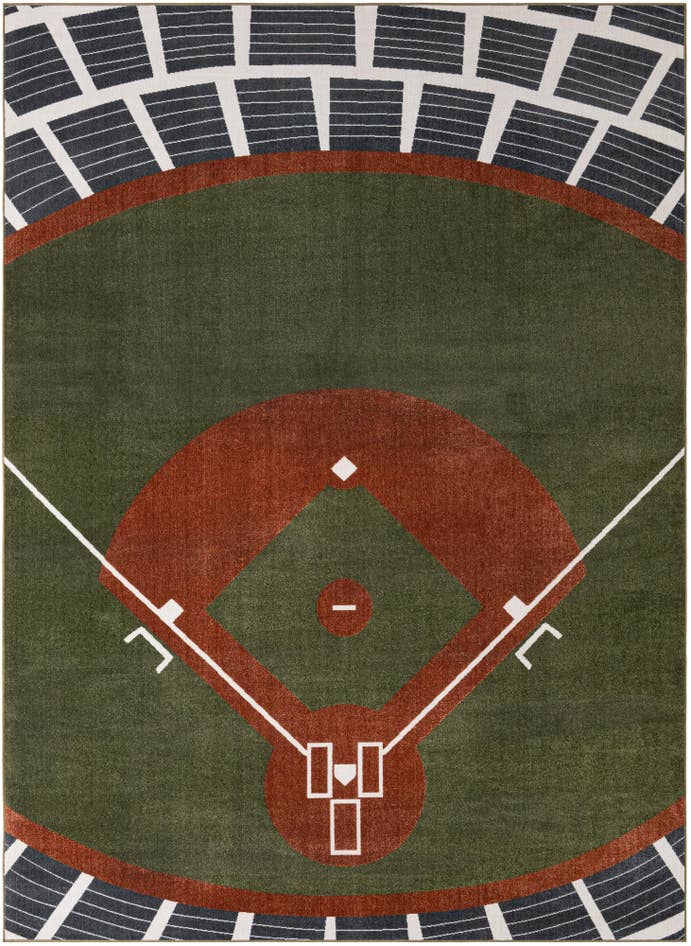 Detail image of 9' x 12' Sports Washable Rug