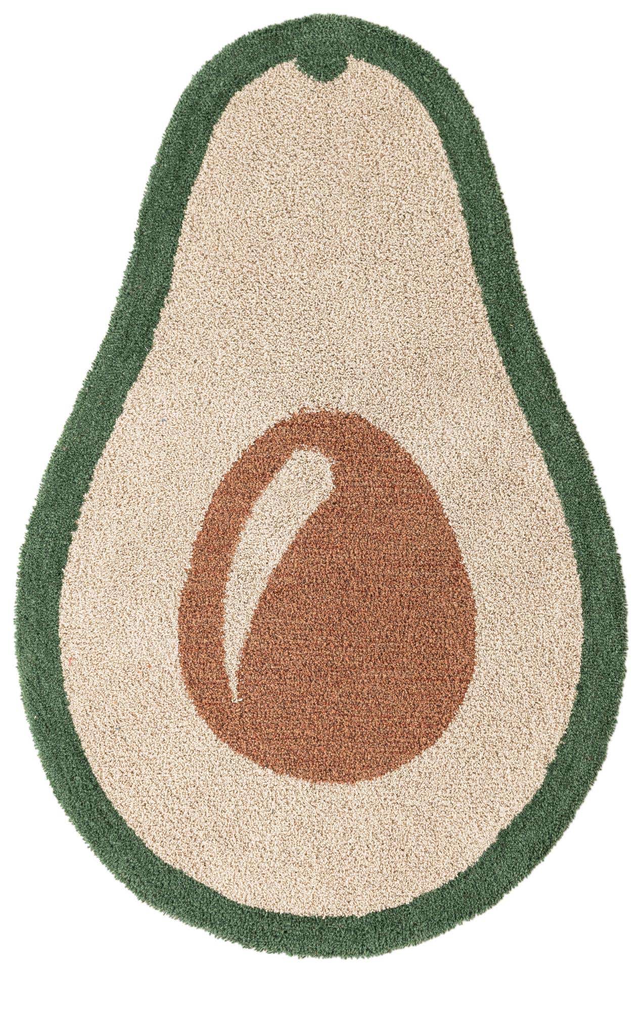 5' 1 x 8' Handtufted Wool Freeform Rug