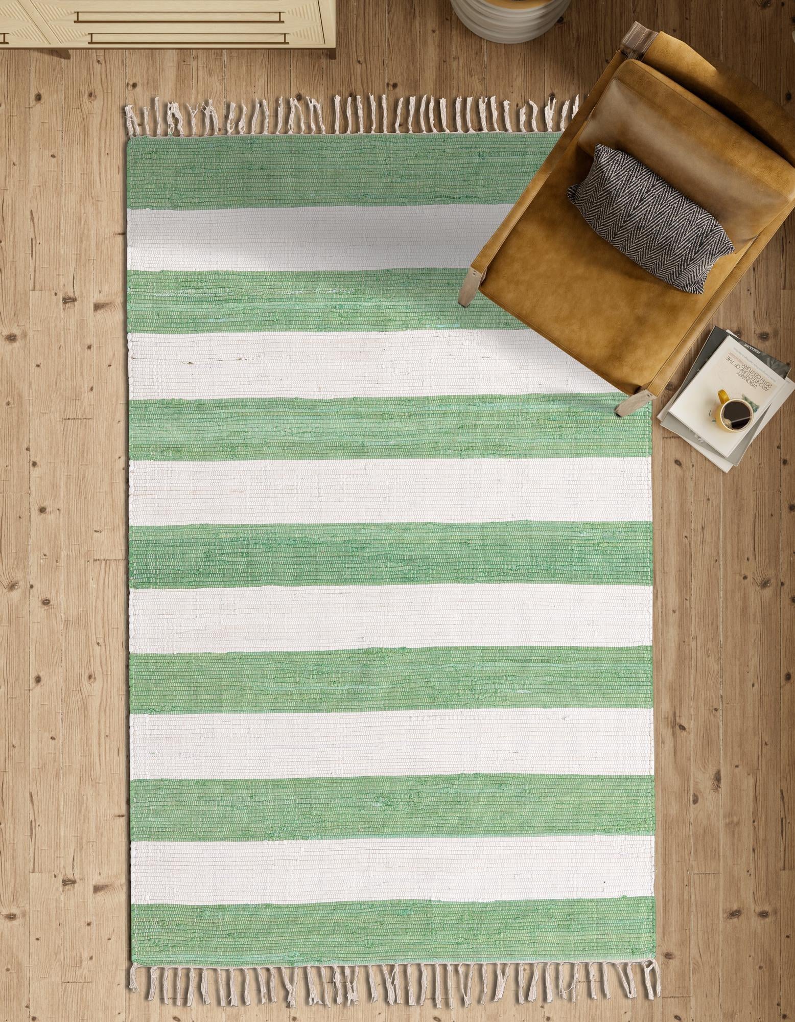 2' 2 x 3' 1 Hand Woven Chindi Rag Rug