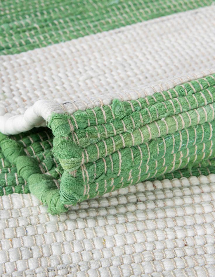 Detail image of 9' x 12' Hand Woven Chindi Rag Rug