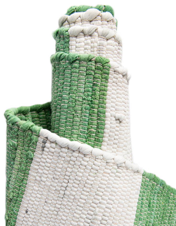 Detail image of 9' x 12' Hand Woven Chindi Rag Rug