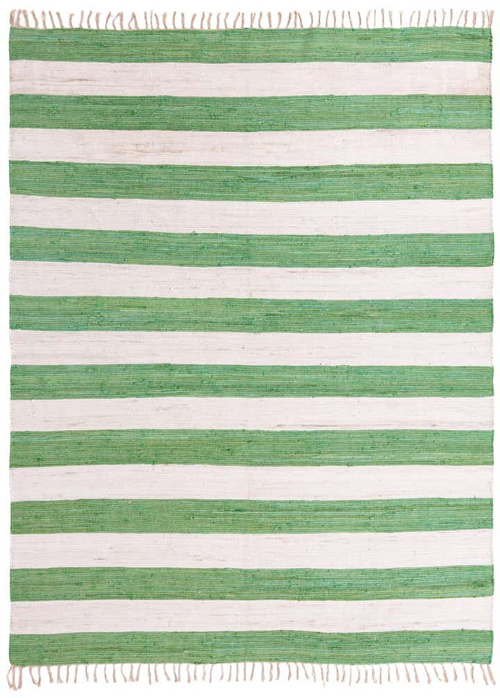 9' x 12' Hand Woven Chindi Rag Rug