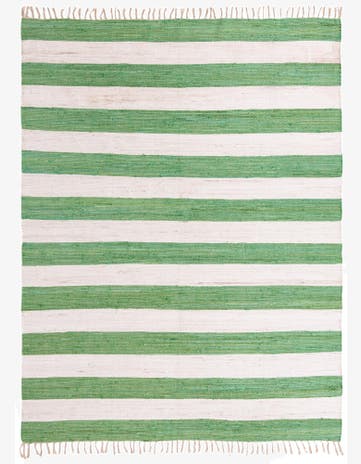 9' x 12' Hand Woven Chindi Rag Rug