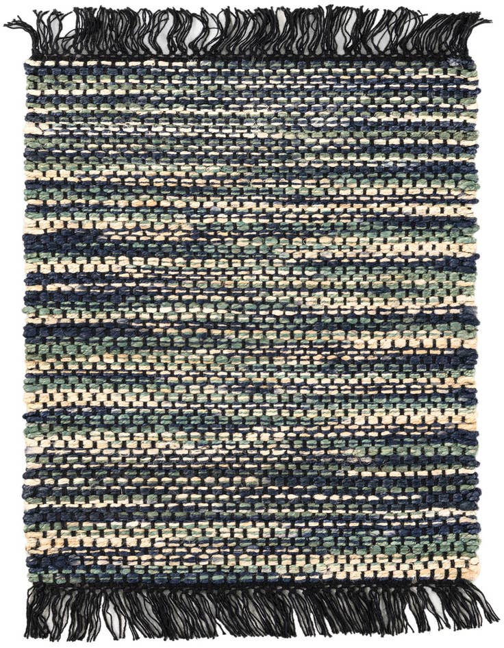 Detail image of 2' x 3' 1 Hand Woven Chunky Jute Rug