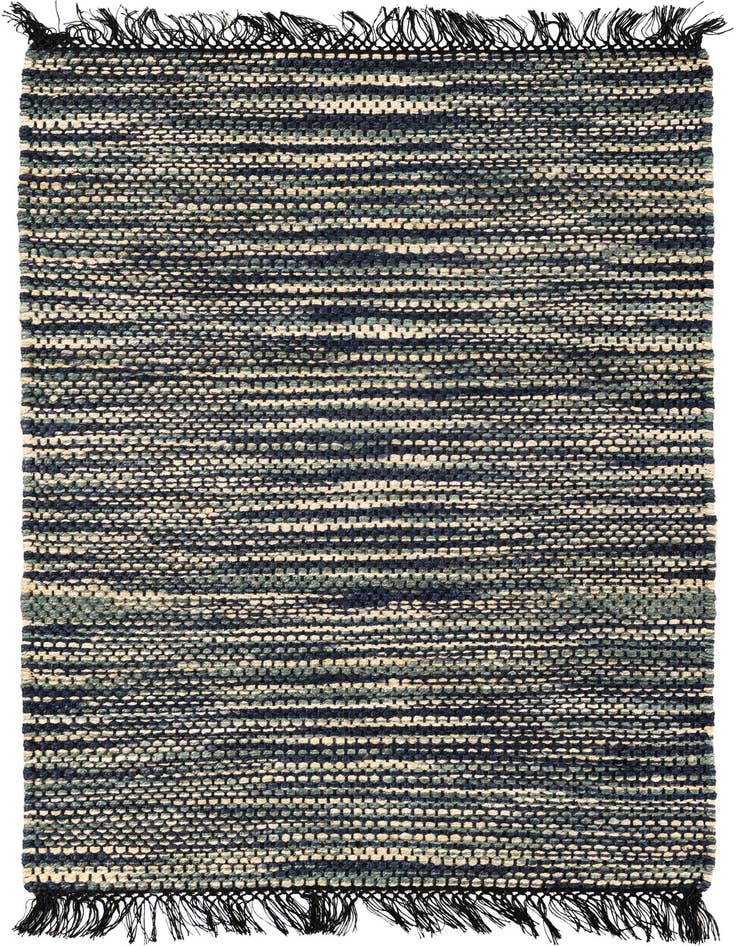 Detail image of 4' 1 x 6' 1 Hand Woven Chunky Jute Rug
