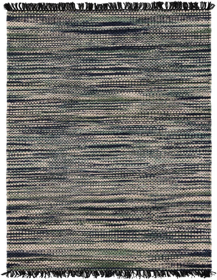 Detail image of 5' 1 x 8' Hand Woven Chunky Jute Rug