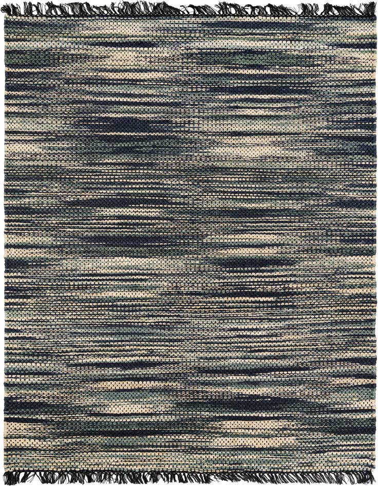 Detail image of 7' 1 x 10' Hand Woven Chunky Jute Rug