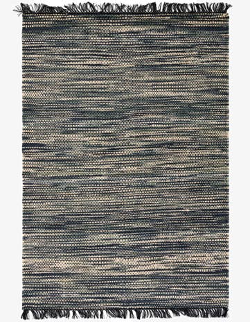 6' 1 x 9' Hand Woven Chunky Jute Rug