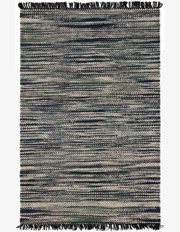 5' 1 x 8' Hand Woven Chunky Jute Rug