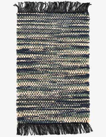 2' x 3' 1 Hand Woven Chunky Jute Rug