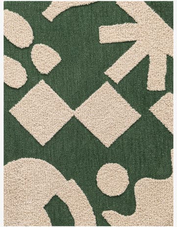 2' x 3' 1 Handtufted Wool Rug