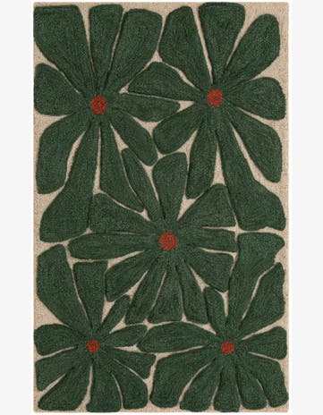 3' 3 x 5' 3 Handtufted Wool Rug