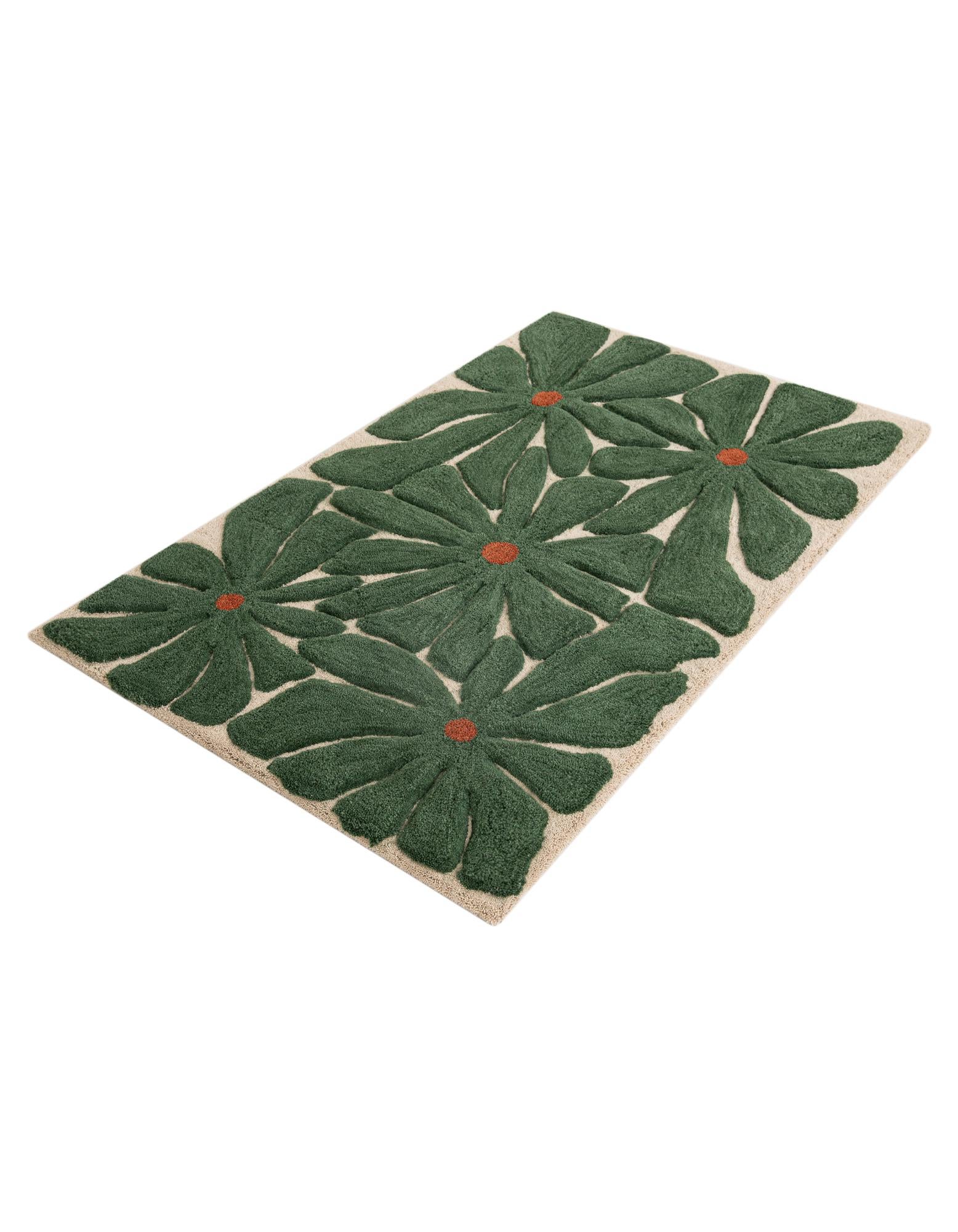 100cm x 160cm Handtufted Wool Alfombra