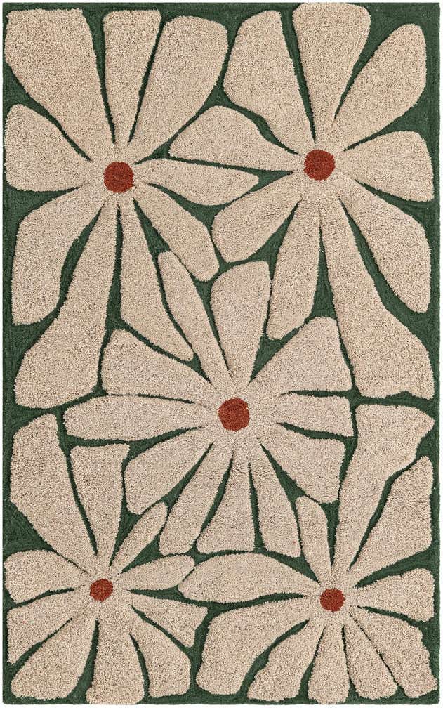 4' 1 x 6' 1 Handtufted Wool Rug
