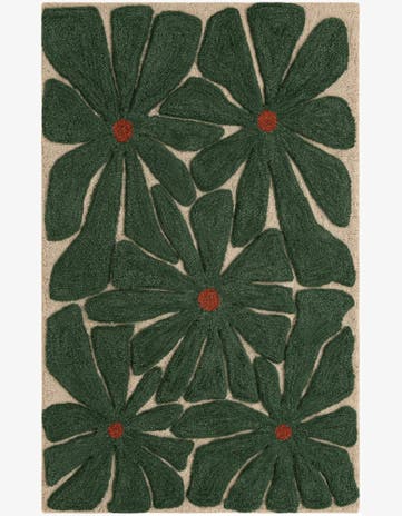 8' x 10' Handtufted Wool Rug